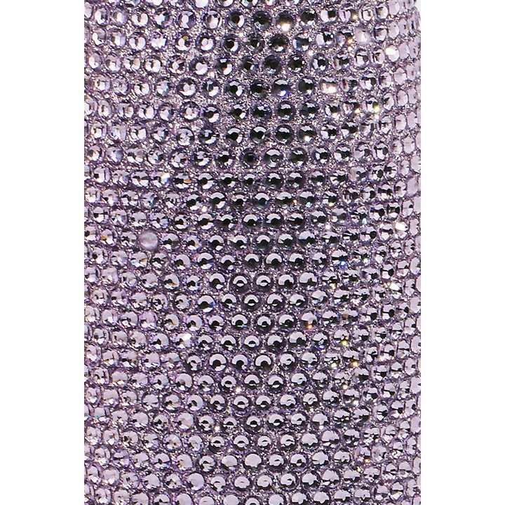 PAVE CRYSTAL RHINESTONE STAINLESS STEEL WATER BOTTLE - RED