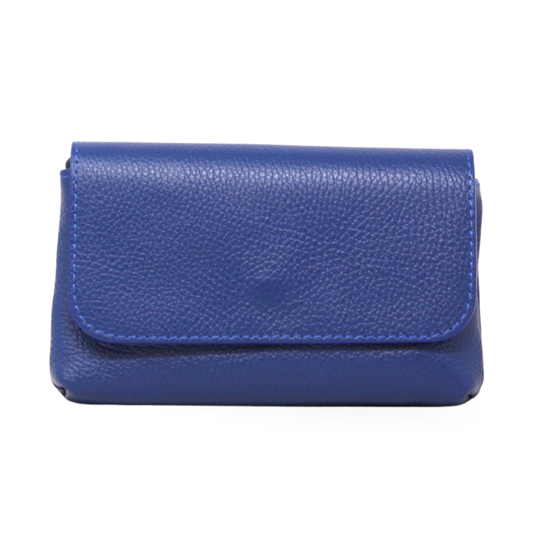 GENUINE ITALIAN LEATHER CROSSBODY CLUTCH