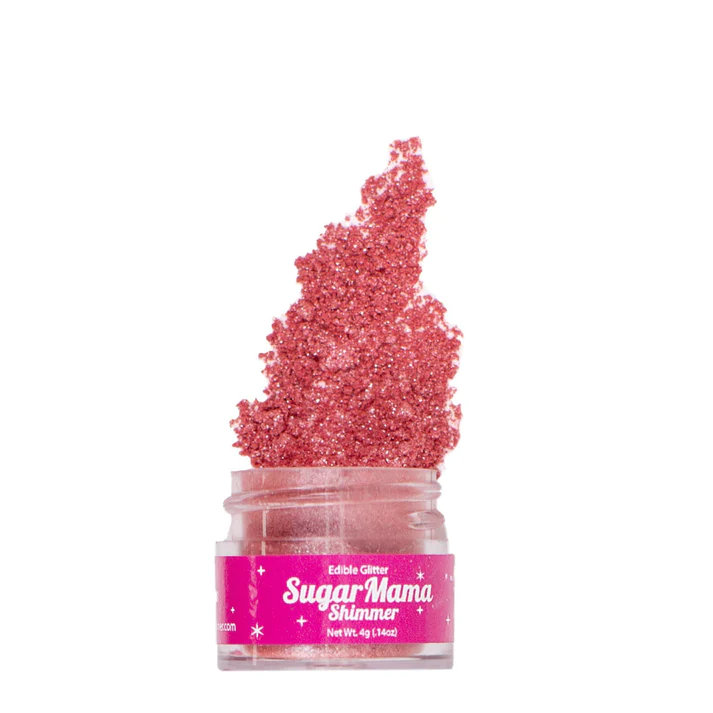 SUGAR MAMA EDIBLE SHIMMER - CHA CHA RED