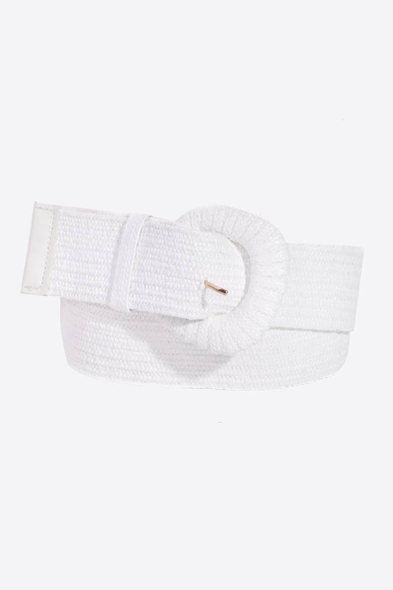 BRAIDED STRETCH FASHION BELT -
