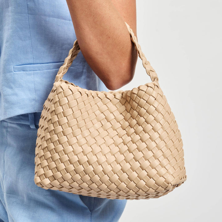 KAIA WOVEN CROSSBODY - LEMON