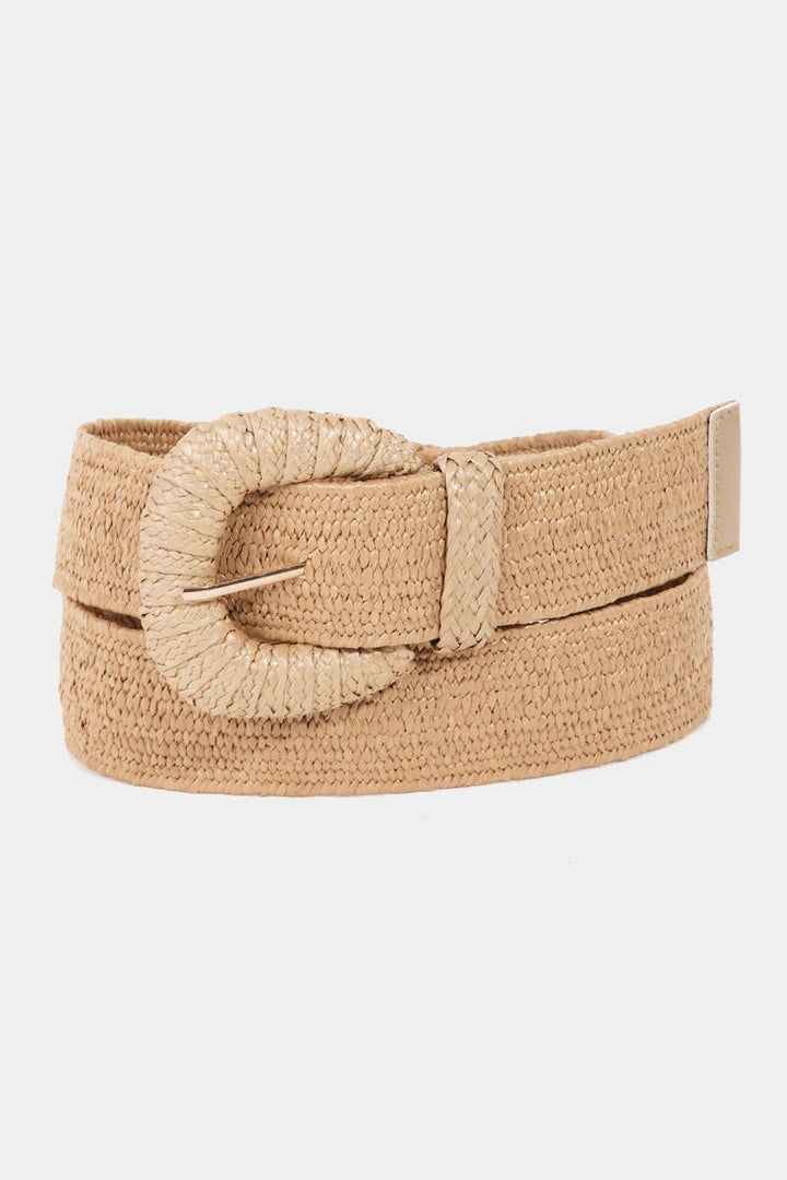 BRAIDED STRETCH FASHION BELT -
