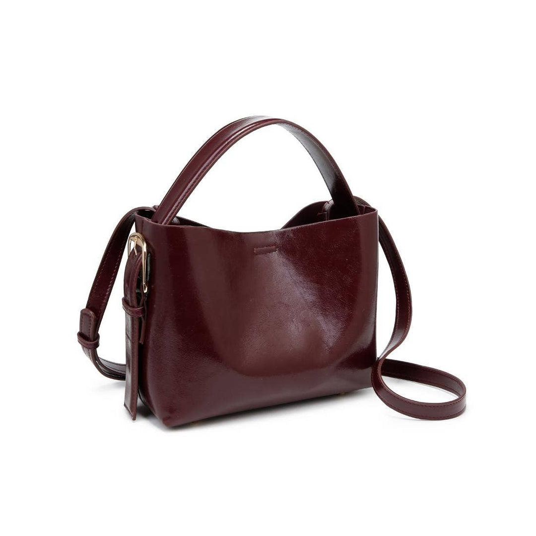 SOPHIE CROSSBODY - BURGUNDY