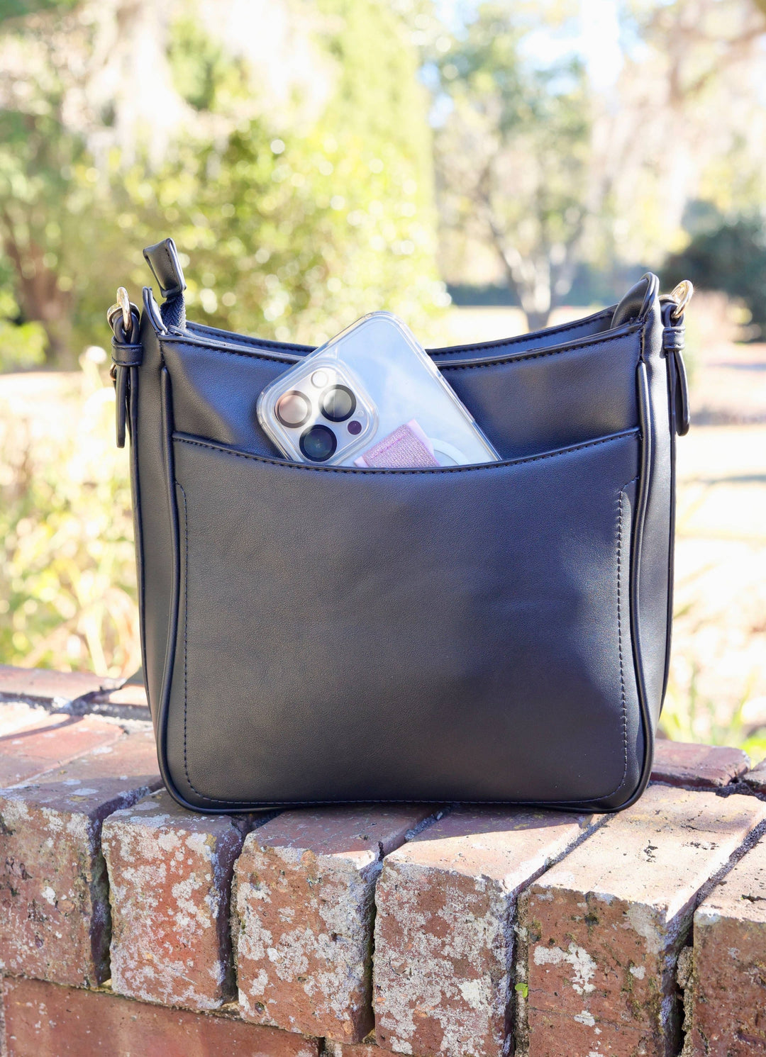 BETHANY CROSSBODY BAG - BLACK