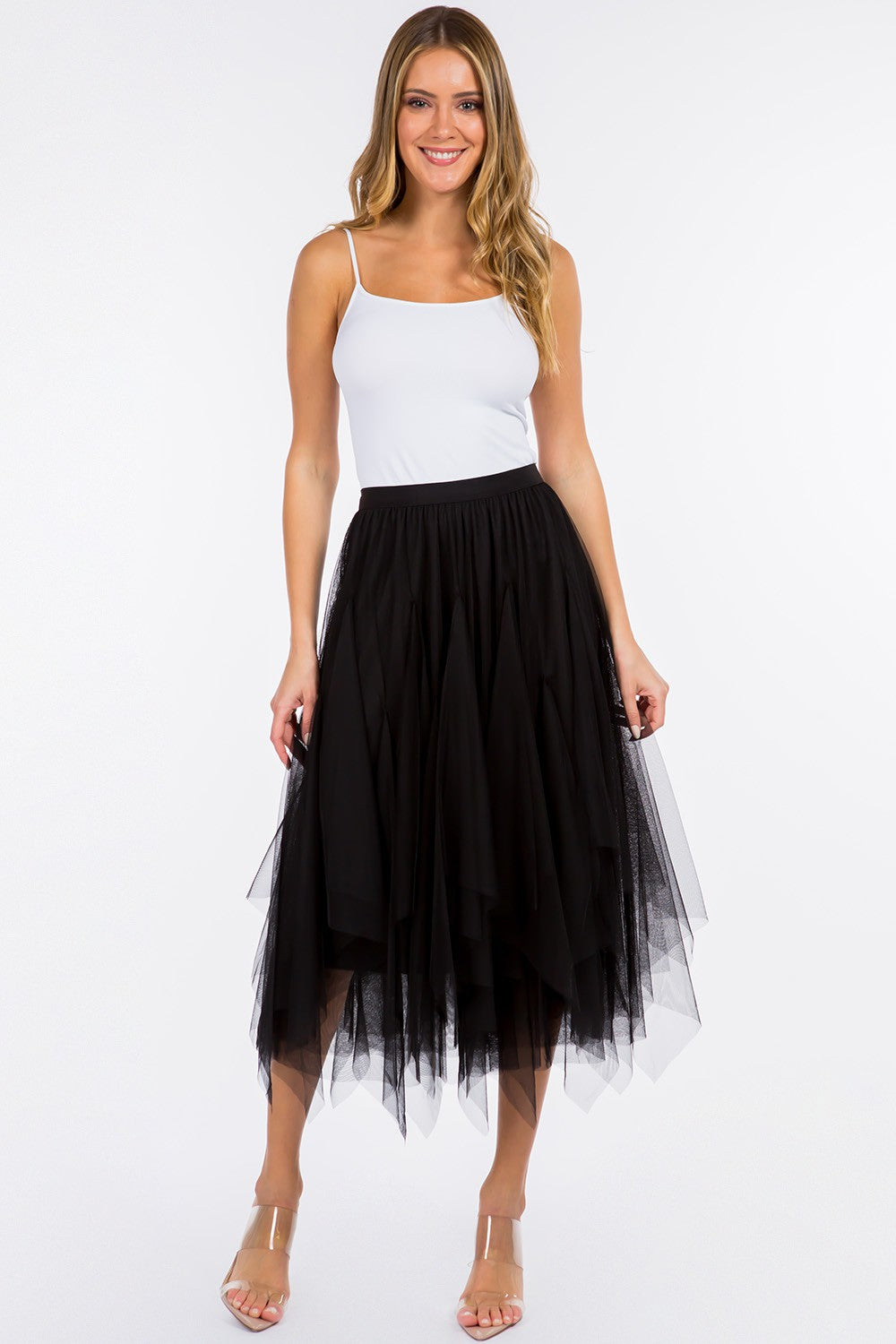 GYPSY TULLE SKIRT - BLACK