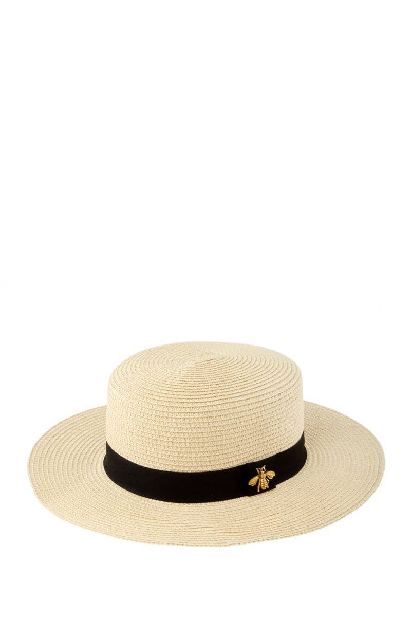 BEE CHARMING STRAW HAT